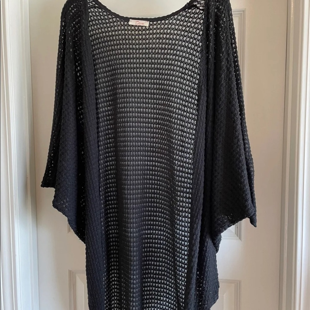 Black cardigan